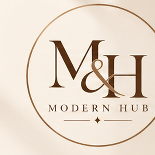 Modern Hub M and H emblem